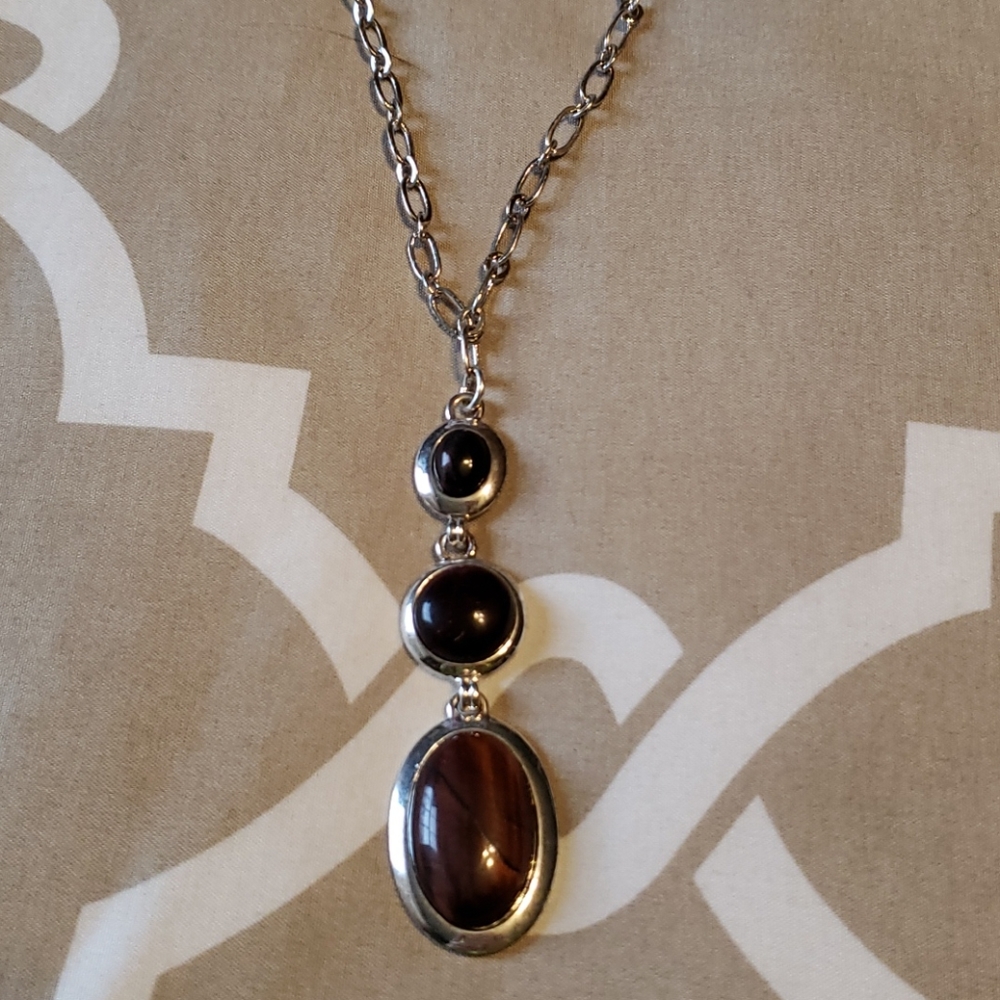 Etienne Aigner silver necklace